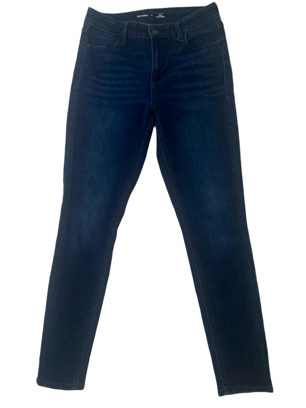 Old Navy Women's Dark Rinse High Rise Wow Skinny Jeans Size 6
